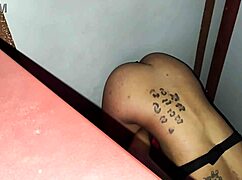 First time at the glory hole with pierced nipples