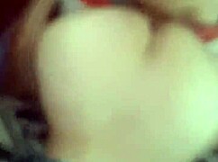 pov fucking couple in doggystyle with floral dress