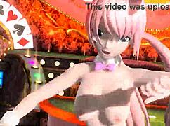 megurine luka in bunny costume nude mod... tits out