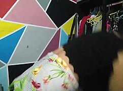 Neighbor Arrives Horny While Organizing Clothes