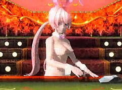 megurine luka in bunny costume nude mod... tits out