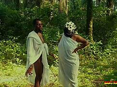 outdoor porn fucking naughty ex girlfriend in the bush, muff diving and licking