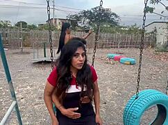 And if they catch us fucking my whore girlfriend and that horny stranger in the public park, oh no