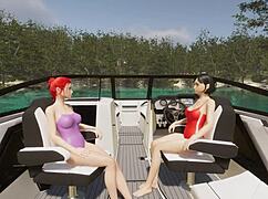 Redhead Edging with Anna in Fantasies