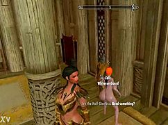Big Booty Redhead Bends Over In Skyrim