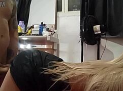 enteada pega se masturbando e foi castigada com sex toy em local publico