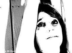 Susy Blue faces extreme first-time BDSM punishment in amateur garage initiation.