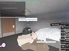 Latina whore gets roughly fucked by big black cock in Roblox style.