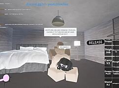 Latina whore gets roughly fucked by big black cock in Roblox style.