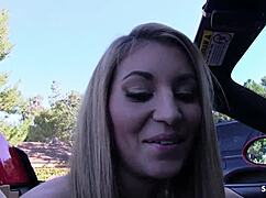 Frustrated Young Blonde Wife Moka Mora Seduces in White Lingerie for Cheating Fuck