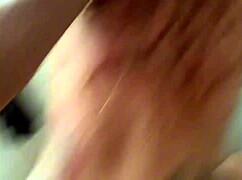 Tattooed blonde amateur screams during intense homemade session