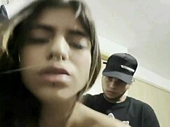 in doggy position, my stepsister loves getting fucked hard by my big cock, full story