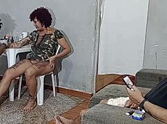 Can't Resist Hot Cum During Tattoo!