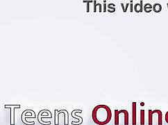 British student with big tits gives jerk off instructions in cosplay. 😏