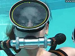 hot blowjob by poolside with monster cock?