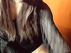 Check out this quiet masturbation by a cute Japanese shemale 😏