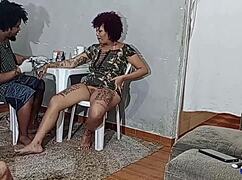 Can't Resist Hot Cum During Tattoo!