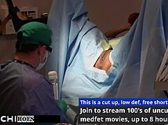 Freshman Gets Mandatory Hitachi Orgasm from Doctor-Tampa, Daisy Ducati in Latex Hospital Scene