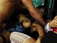 Jasmine Black Gets Her Pussy Fingered And Drilled In Valery Summers BDSM Dungeon!