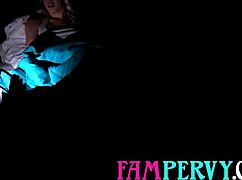 Stepbro waking up and fucking teen stepsister sophia sterling?