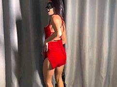 Cuckold seizes chance for skinny girl's orgasm!