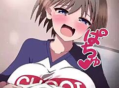 uzaki chan gets fast titfuck