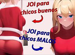 Joi con mama noel �has sido bueno o malo?