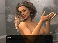 a busty girl with big tits sucks a huge cock and gets her pussy pounded hard