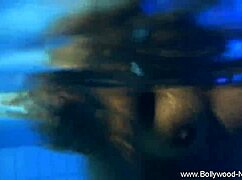 Watch brunette babe striptease nude in wild india 😍