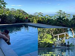 Outdoors anal and blowjob in costa rica