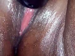 Solo Ebony Pussy Play Session