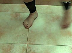 Sexy Feet Dancers Performing On Stage