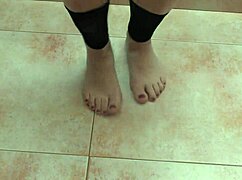 Sexy Feet Dancers Performing On Stage