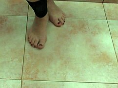 Sexy Feet Dancers Performing On Stage