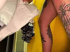 Gorgeous Woman Poses Elegantly In Casual Attire