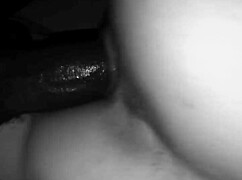 Woman Rides Big Black Cock Intensely