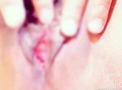 Asian Japanese Amateur Teasing Clit With BDSM Massage Masturbation