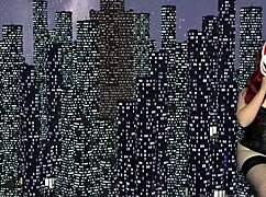 holly west, ready for cyrus king's rough anal on sofa?