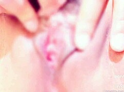 Asian Japanese Amateur Teasing Clit With BDSM Massage Masturbation