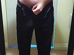 i’m stroking my big cock close up before bed for a messy cumshot