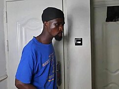 My stepbrother's dick got me in a homemade Ebony scene