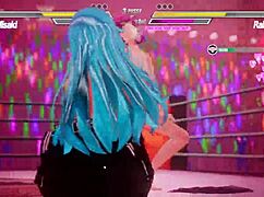 two girls battling it out in a hot lesbian pussy fight