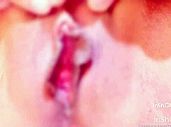 Asian Japanese Amateur Teasing Clit With BDSM Massage Masturbation