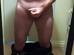 i’m stroking my big cock close up before bed for a messy cumshot