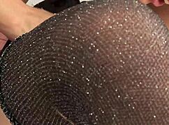 stacey scissor fucks neighbor with anal in fishnets