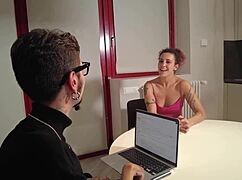 Francesca learns submission from disabled coach. Want the full video on Sheer?