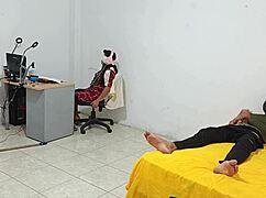 Step Sister Watches Me Masturbate in Kinky Moment.