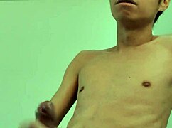 Young Man Engages in Intense Solo Wanking to Celebrate the New Year