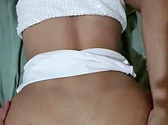 damn, that hot chick in see-through panties dancing, then sitting her ass on the guy's cock for anal