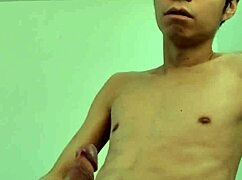 Young Man Engages in Intense Solo Wanking to Celebrate the New Year